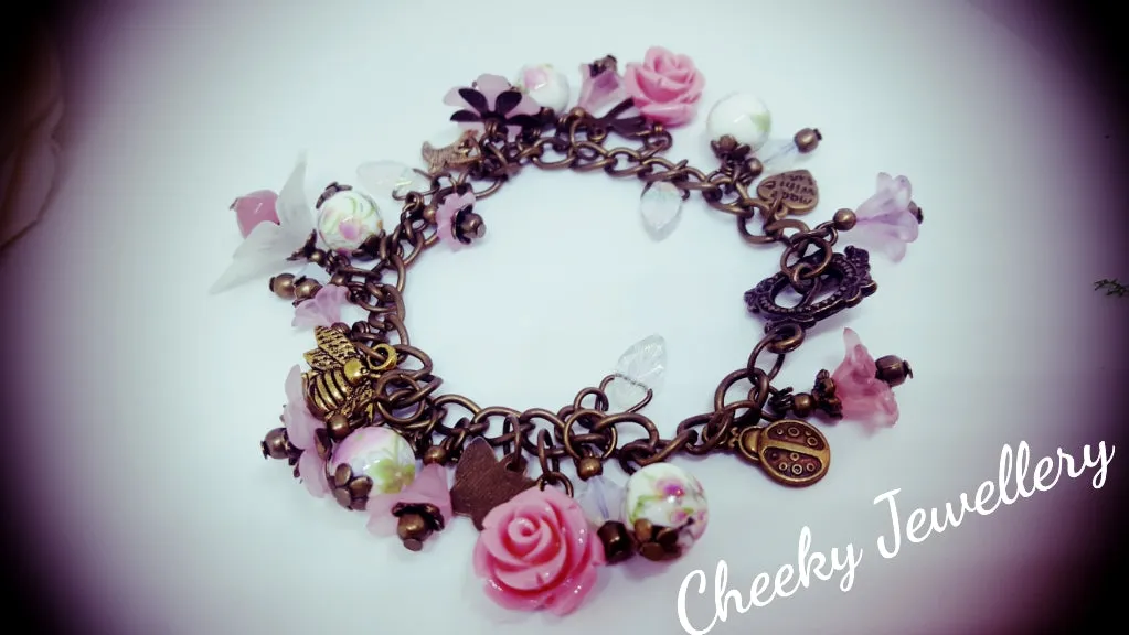 PINK Spring time bracelet