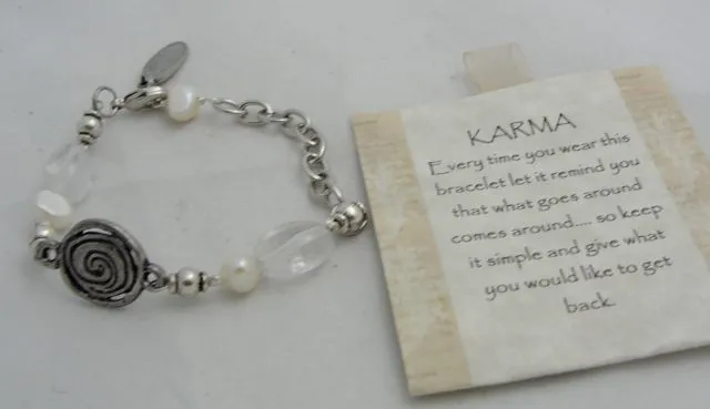 Praols Story Bracelets Crystal Karma Bracelet