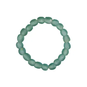 Recycled Sky Blue Pearl Glass Bracelet Global Mamas