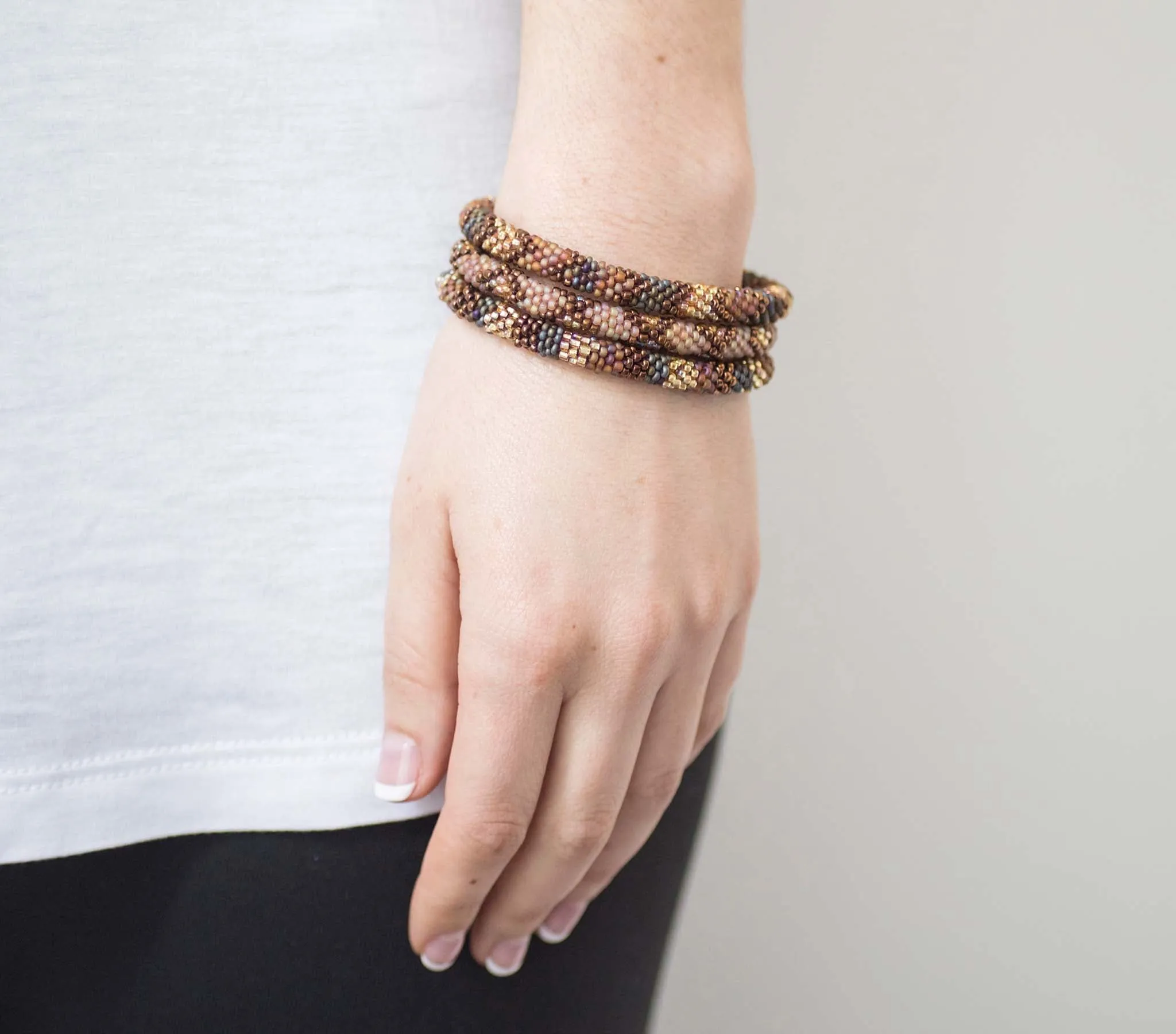 Roll-On® Bracelets <br> Caramel