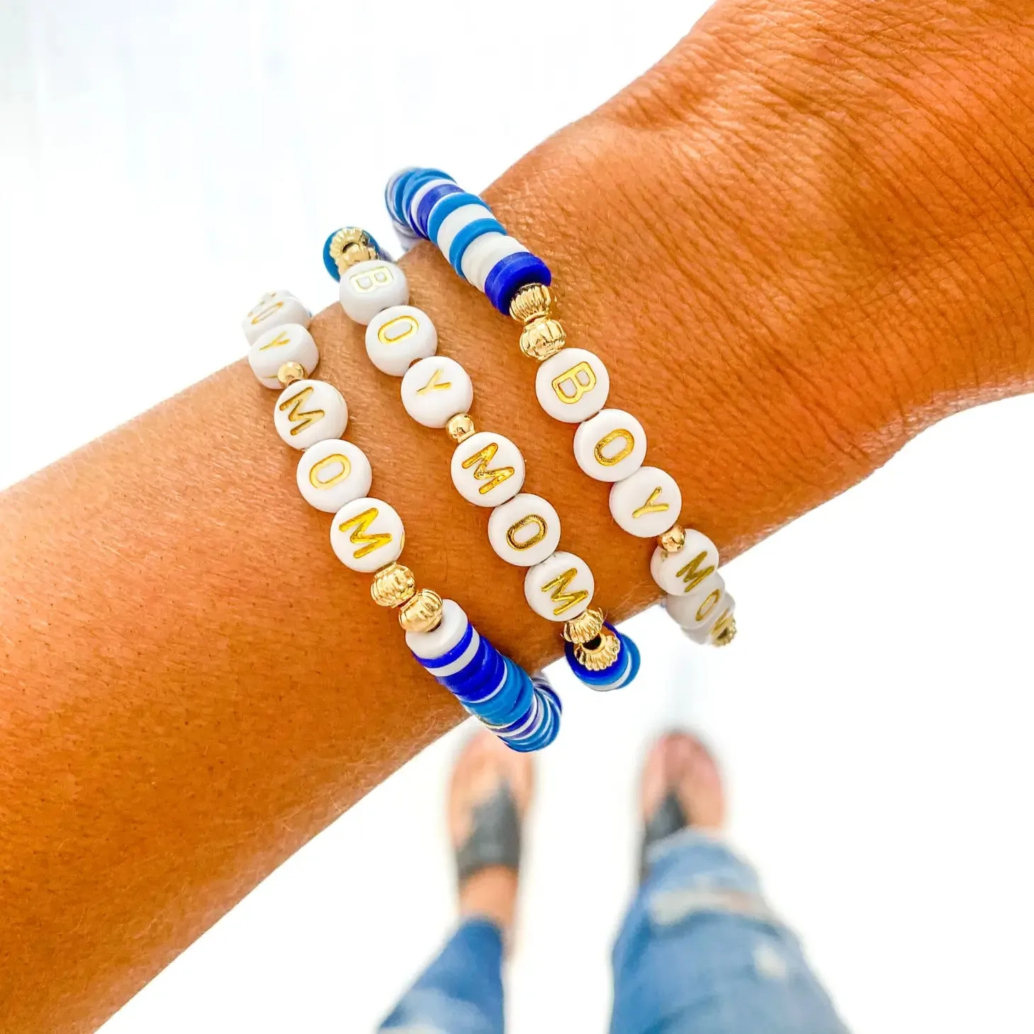 Savvy Bling BOY/GIRL Mom Bracelet