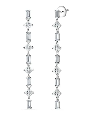 Sparkling American Diamond Dangle Earrings for Women