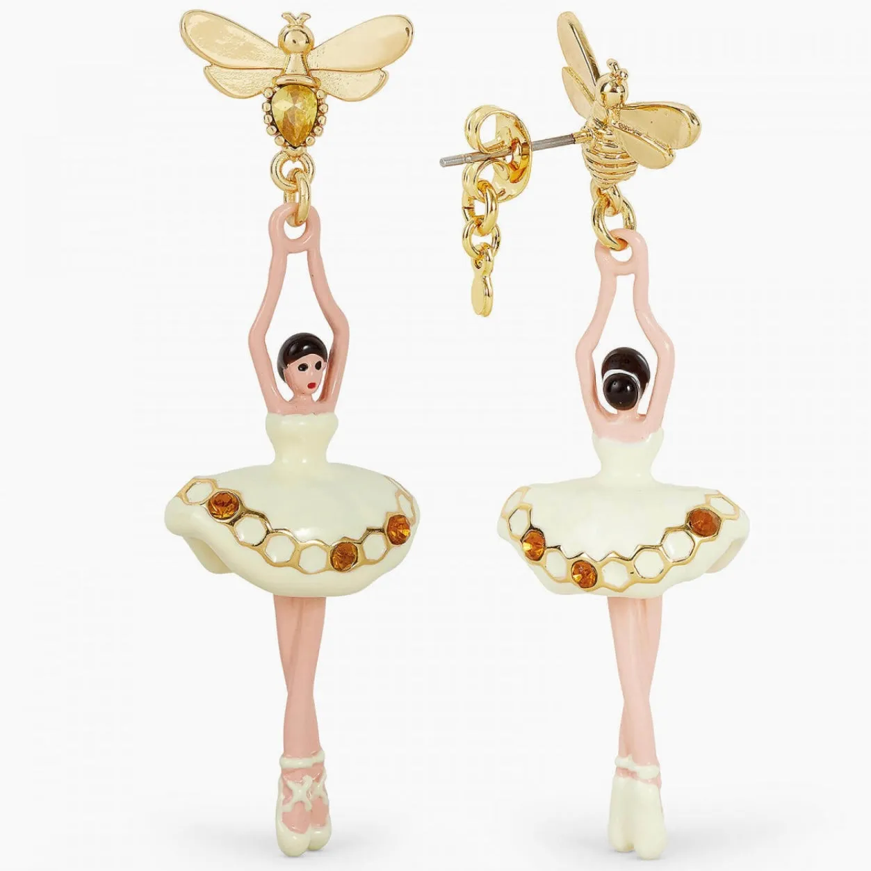 Sparkling Ballerina Post Earrings