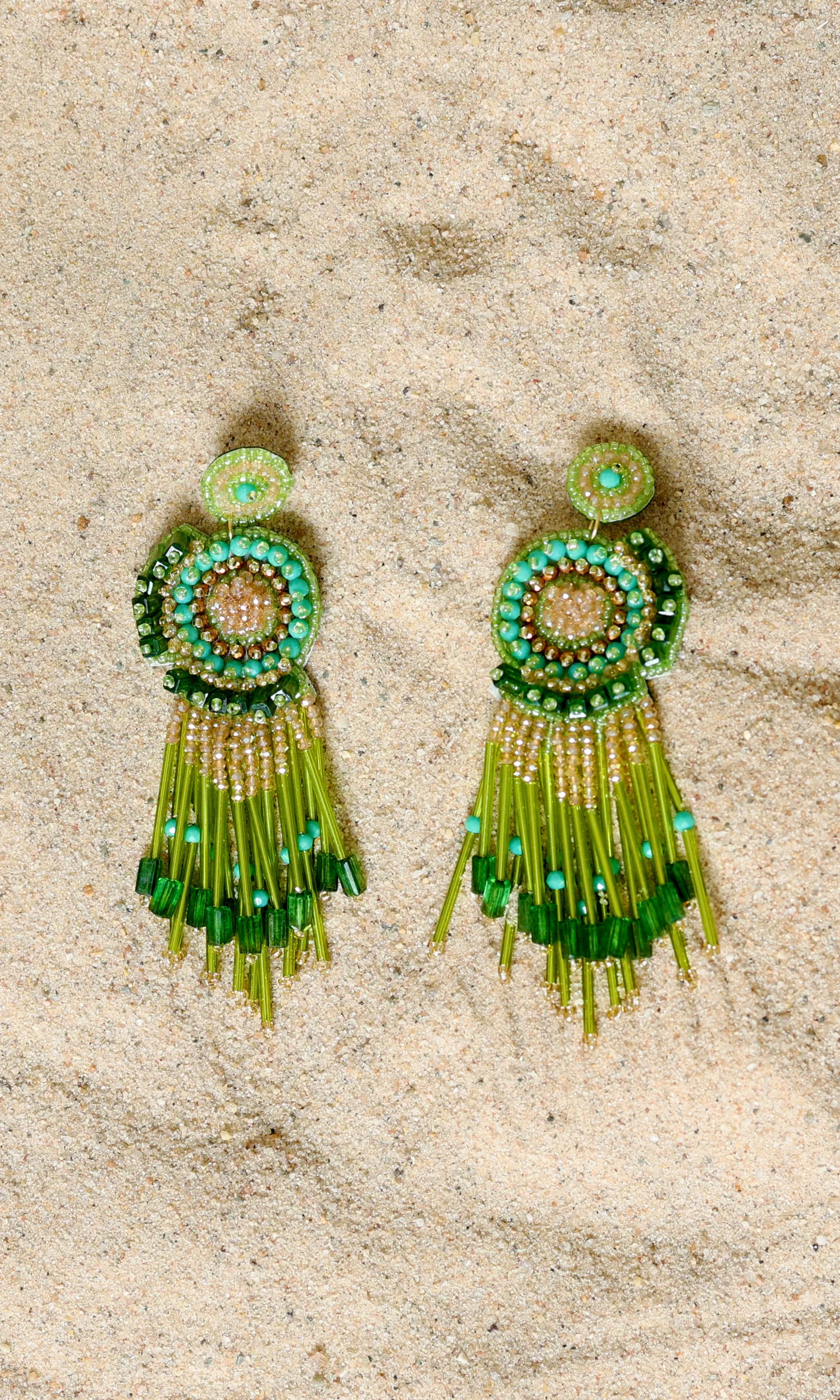 Sparkling Splendor Beaded Earrings