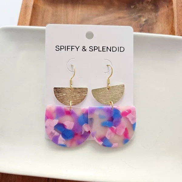 Spiffy & Splendid- Harper Earrings - Cotton Candy