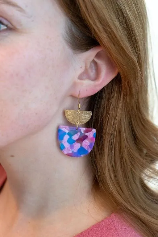 Spiffy & Splendid- Harper Earrings - Cotton Candy