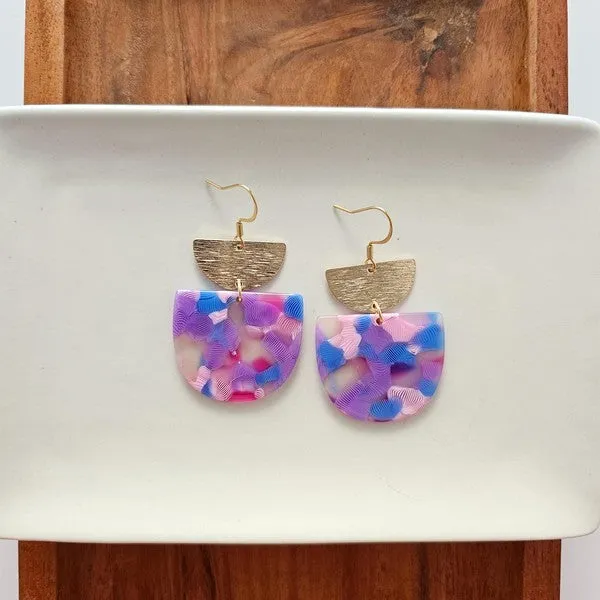 Spiffy & Splendid- Harper Earrings - Cotton Candy