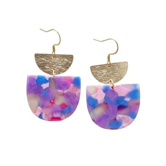 Spiffy & Splendid- Harper Earrings - Cotton Candy