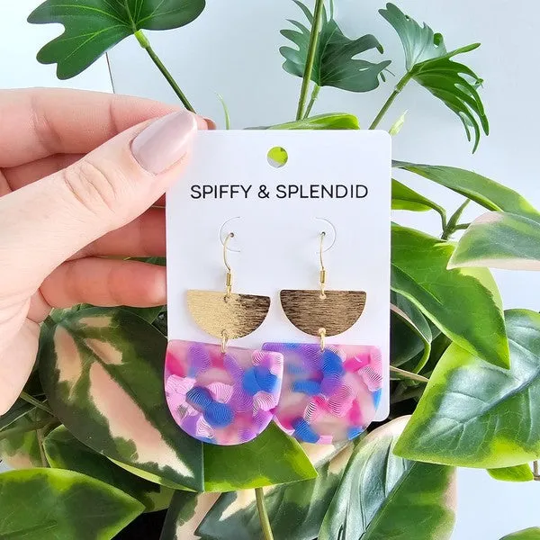 Spiffy & Splendid- Harper Earrings - Cotton Candy