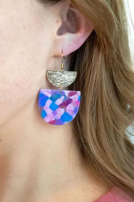 Spiffy & Splendid- Harper Earrings - Cotton Candy