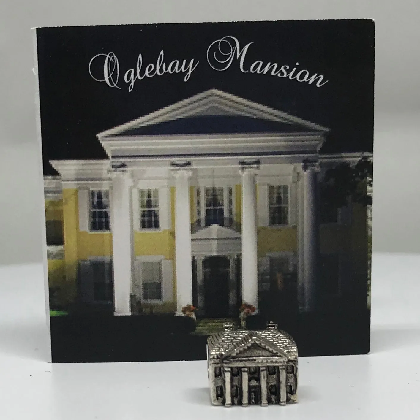 Sterling Silver Handmade "The Oglebay Mansion" Wheeling Bead