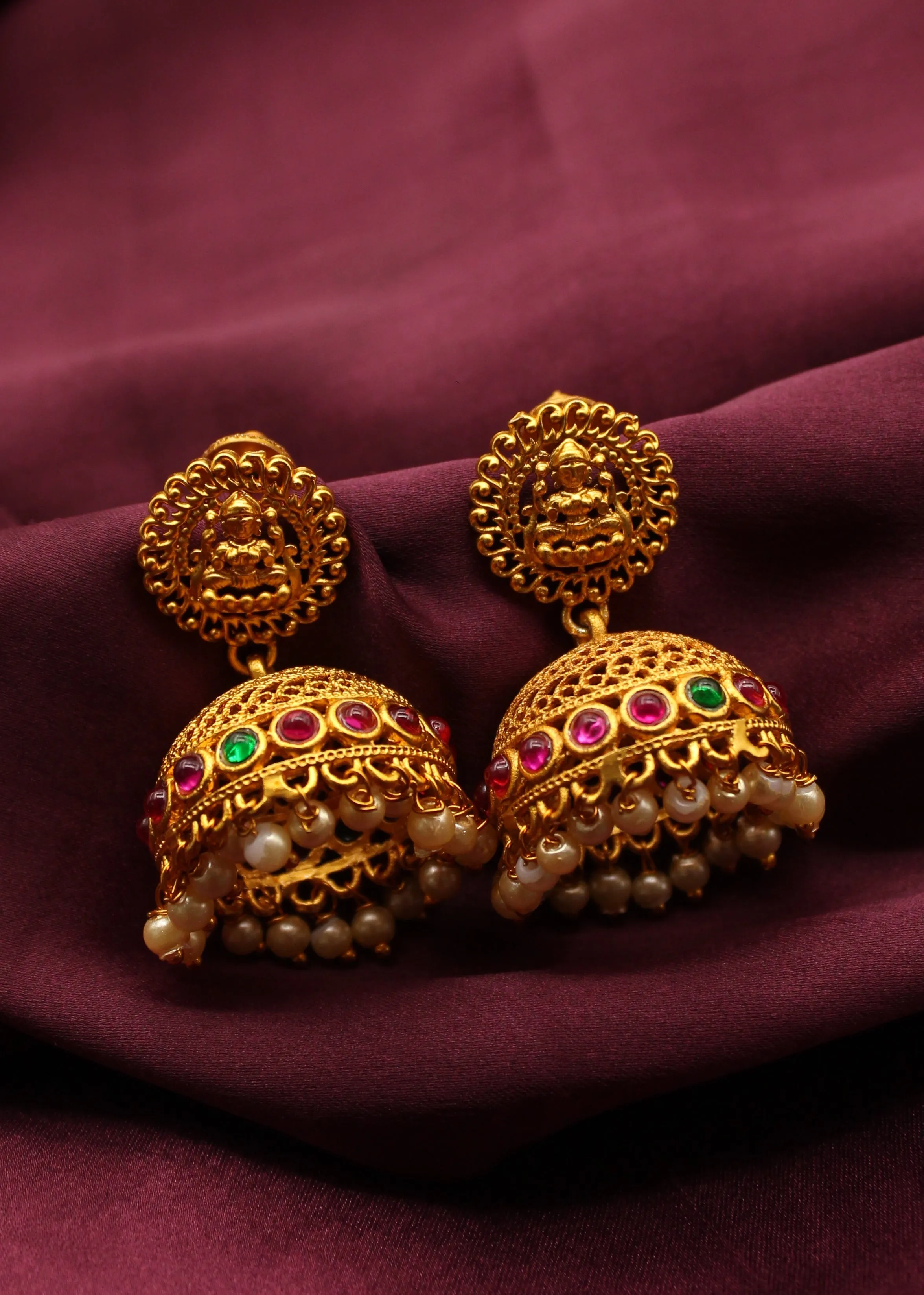 TEMPLE DESIGNER JHUMKI