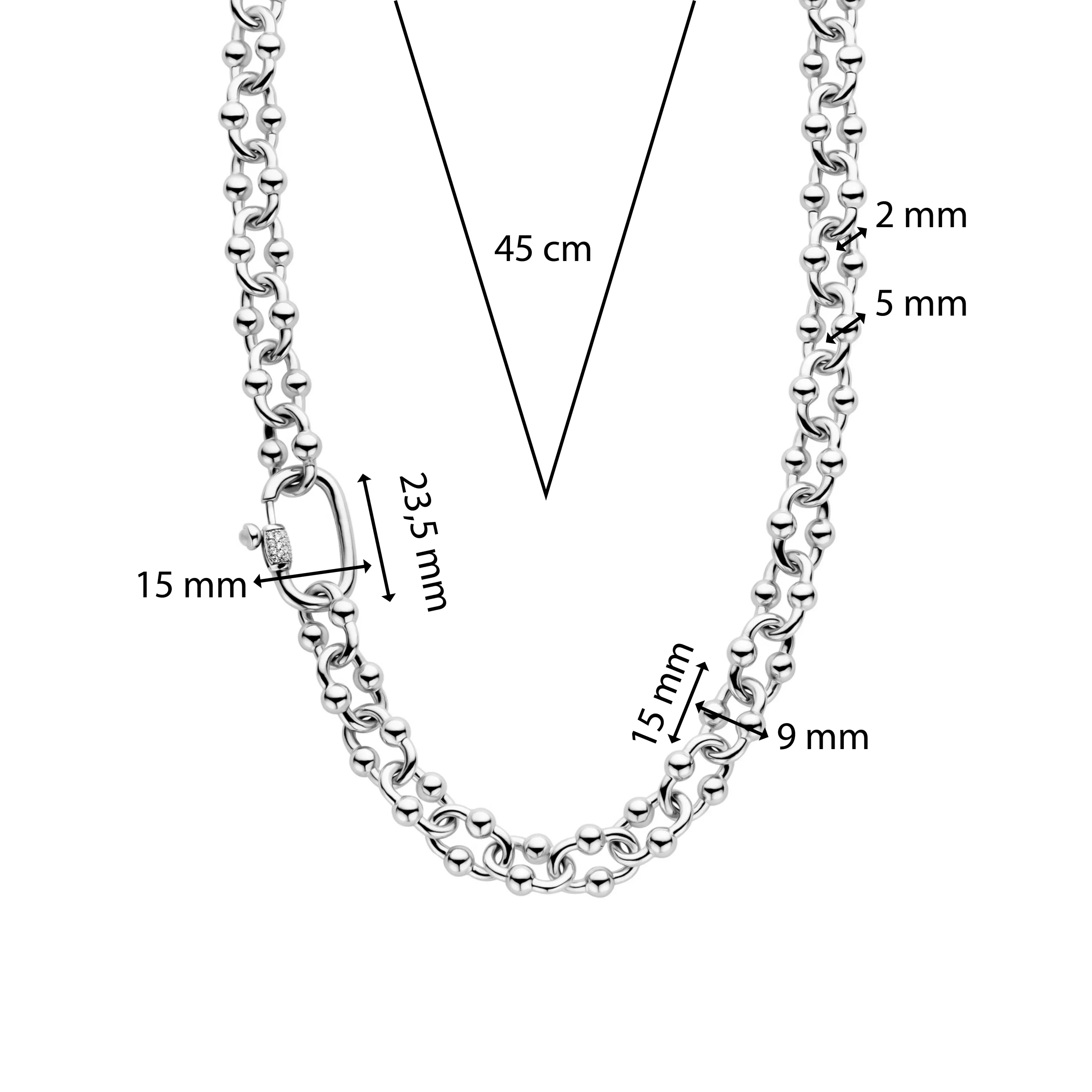 TI SENTO Necklace 34020SI