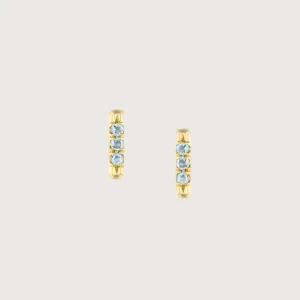 Valerie Piercing Earring Aquamarine