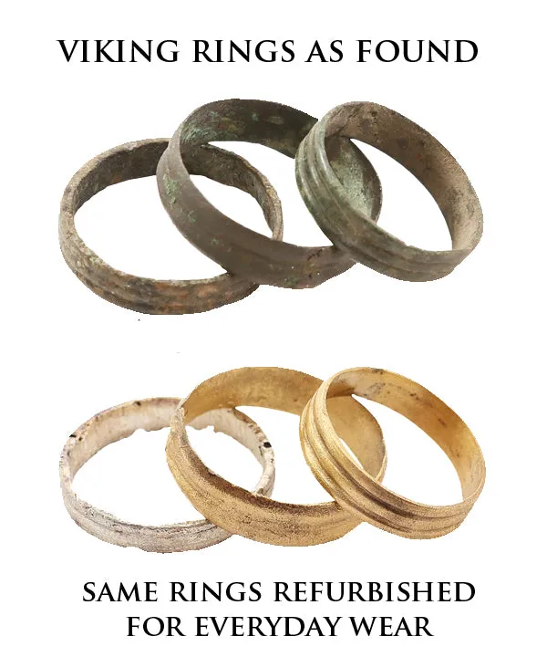 VIKING WARRIOR’S WEDDING RING SIZE, 9th-11th CENTURY AD, 6 ½