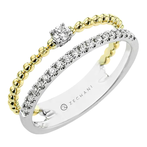 ZR2339-Y Right Hand Ring in 14k Gold with Diamonds